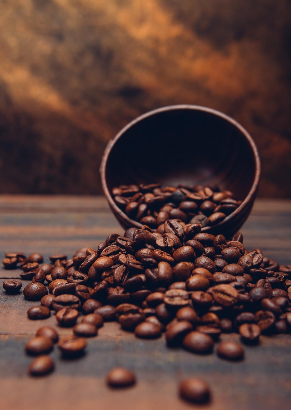 Roasted coffee beans
